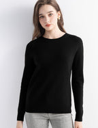 100% Pure Cashmere Sweater Crew Neck Pullover