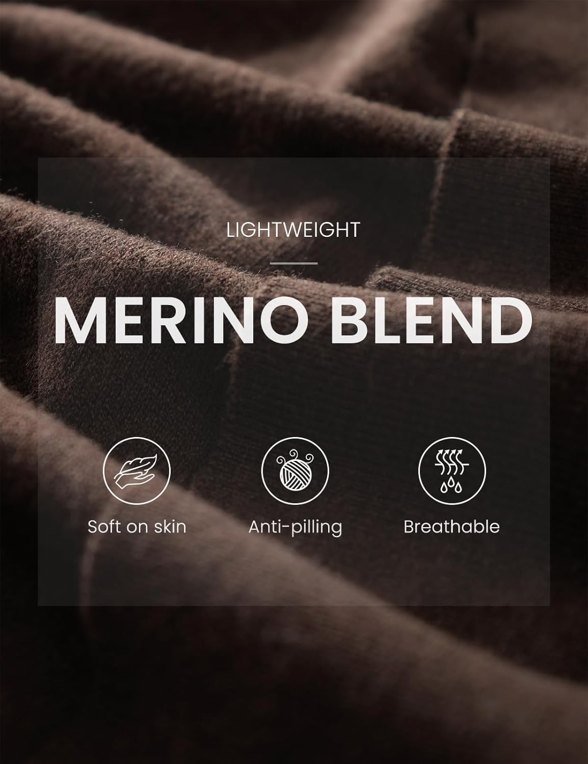 Merino Wool Blend Knit Cardigan Sweater