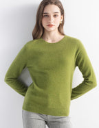100% Pure Cashmere Sweater Crew Neck Pullover