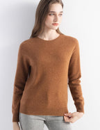 100% Pure Cashmere Sweater Crew Neck Pullover
