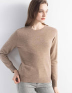 100% Pure Cashmere Sweater Crew Neck Pullover