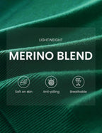 Merino Wool Blend Mock Neck Short Sleeve Seamless Knit Sweater