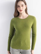 Mongolia Cashmere Crewneck Sweater