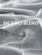 Merino Wool Blend Crew Neck Short Sleeve Seamless Knit Sweater