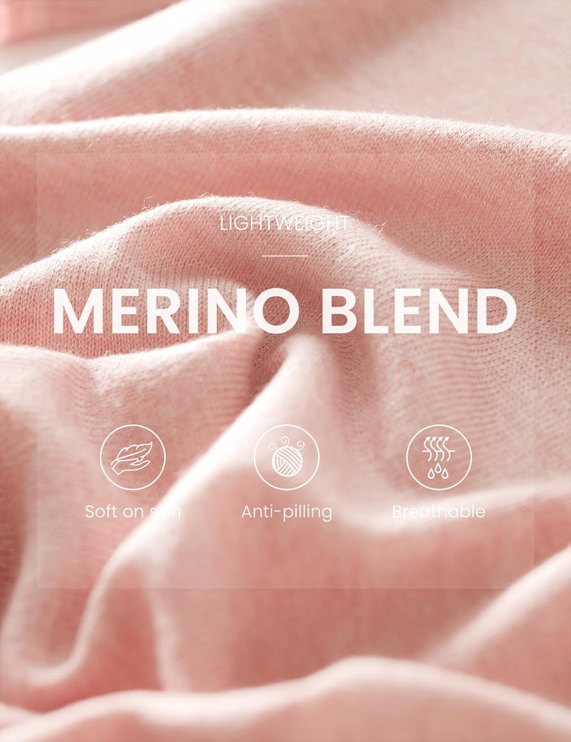 Merino Wool Blend Mock Neck Short Sleeve Seamless Knit Sweater