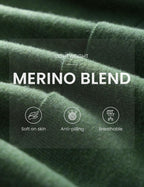 Merino Wool Blend Knit Cardigan Sweater