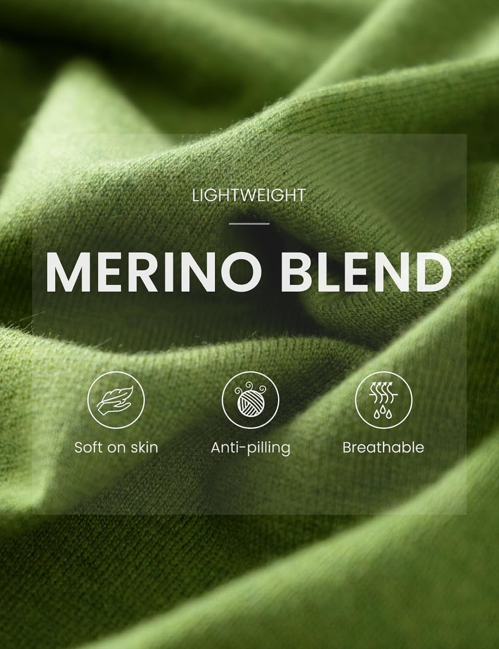 Merino Wool Blend Mock Neck Batwing Sleeve Sweater