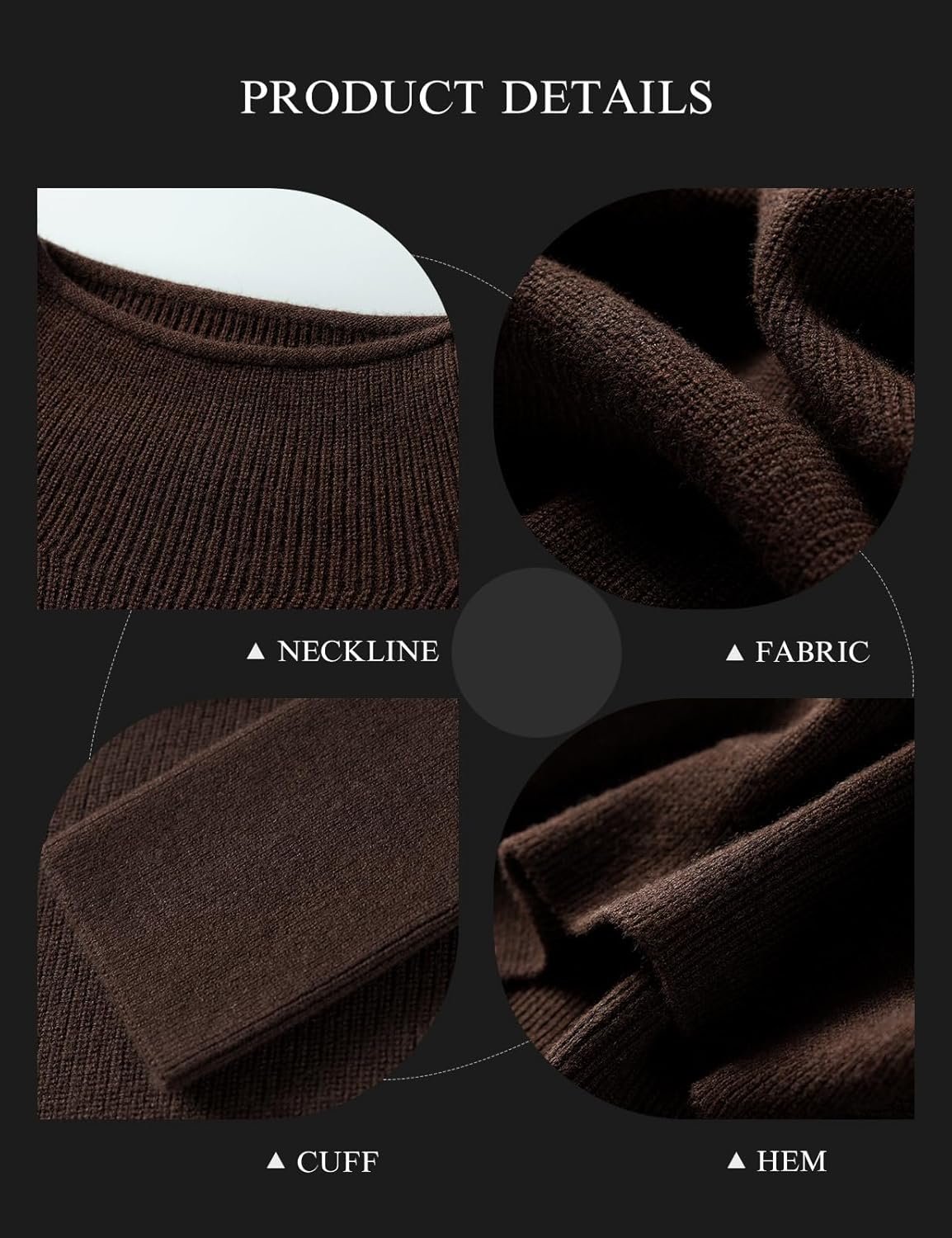 Merino Wool Blend Oversized Mock Neck Batwing Knit Sweater