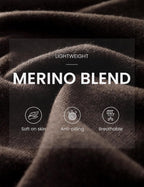 Merino Wool Blend Mock Neck Batwing Sleeve Sweater