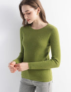 Mongolia Cashmere Crewneck Sweater