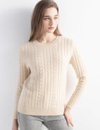 Mongolian Cashmere Slim Fit Crewneck Sweater