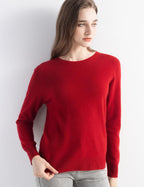 100% Pure Cashmere Sweater Crew Neck Pullover