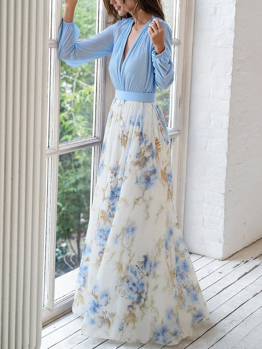 The Sophie North - Maxi Dress with Floral Print