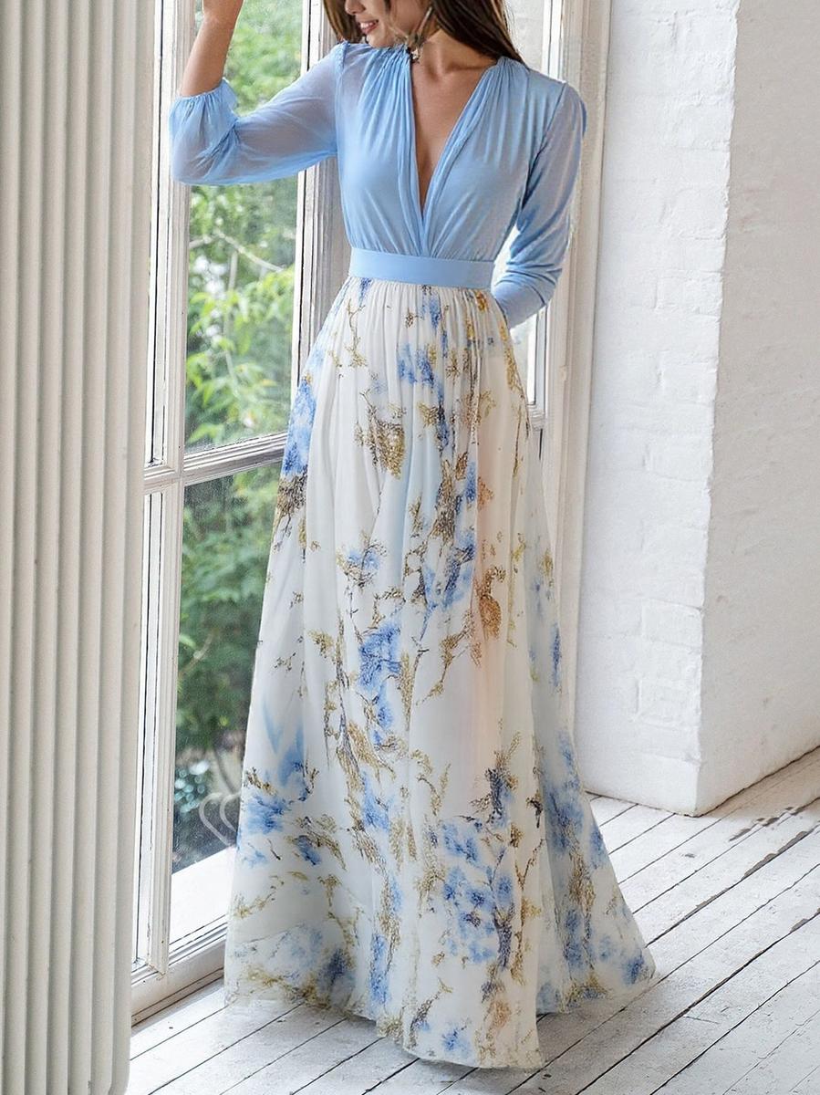 The Sophie North - Maxi Dress with Floral Print