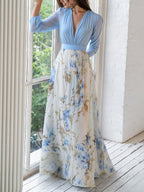 The Sophie North - Maxi Dress with Floral Print