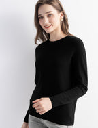 100% Pure Cashmere Sweater Crew Neck Pullover