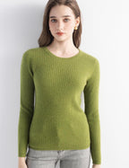 Mongolia Cashmere Crewneck Sweater
