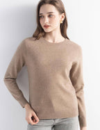 100% Pure Cashmere Sweater Crew Neck Pullover