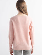 Mongolian V-Neck Knitted Cashmere Cardigan