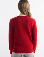 100% Pure Cashmere Sweater Crew Neck Pullover