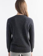 100% Pure Cashmere Sweater Crew Neck Pullover