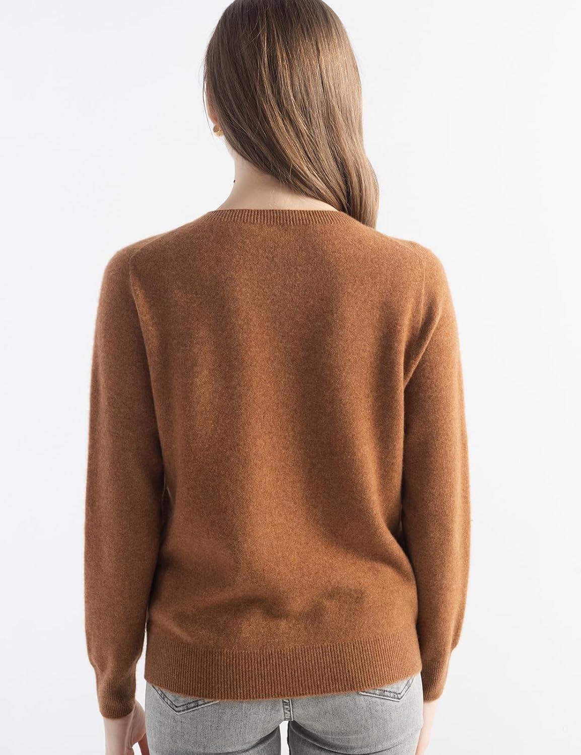 100% Pure Cashmere Sweater Crew Neck Pullover