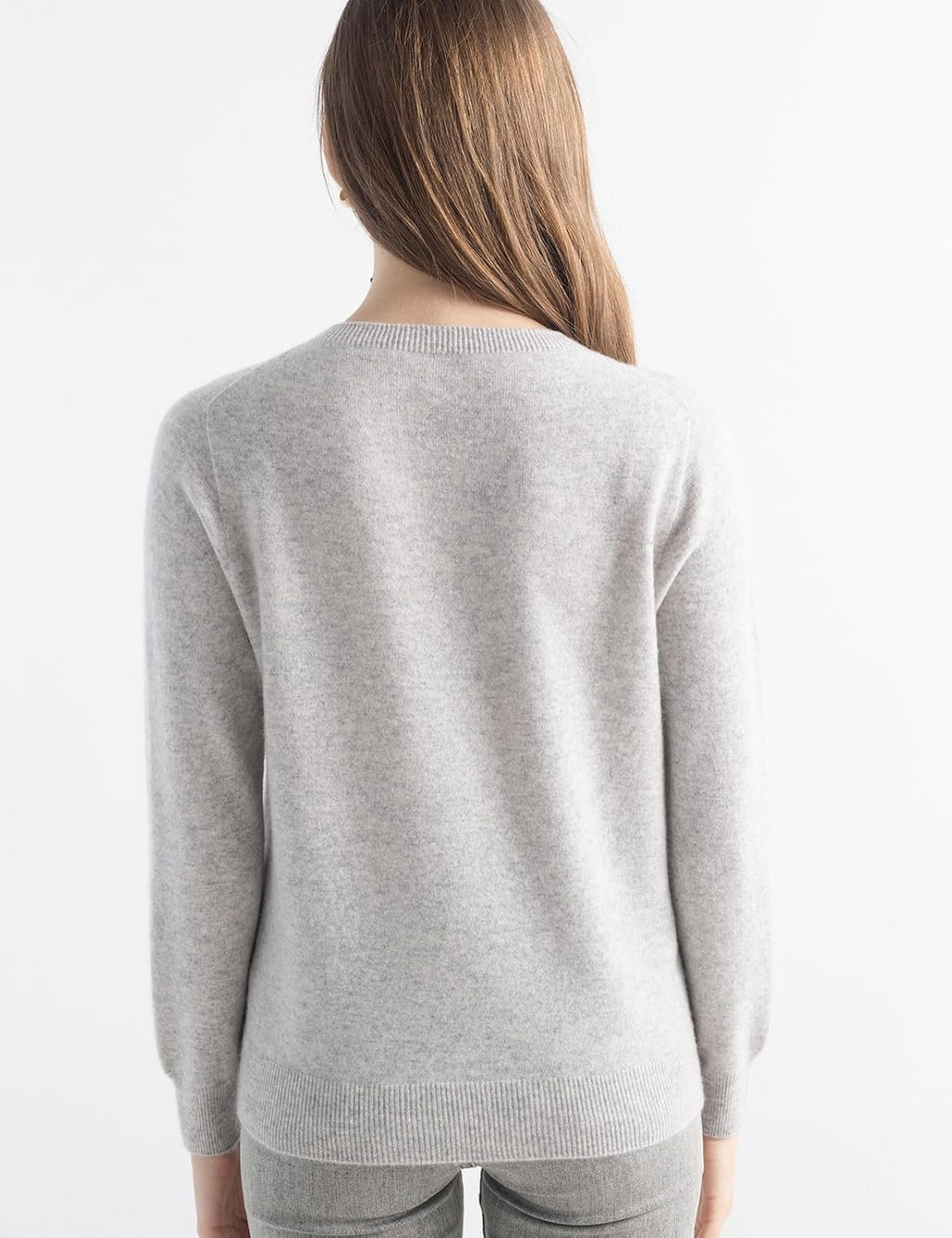 100% Pure Cashmere Sweater Crew Neck Pullover