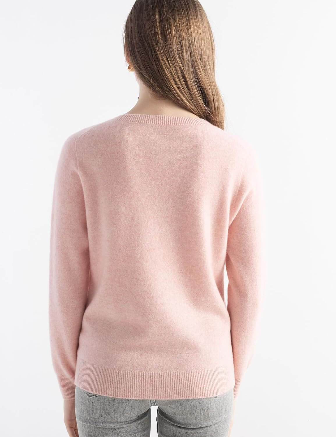 100% Pure Cashmere Sweater Crew Neck Pullover