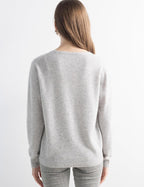 Mongolian V-Neck Knitted Cashmere Cardigan