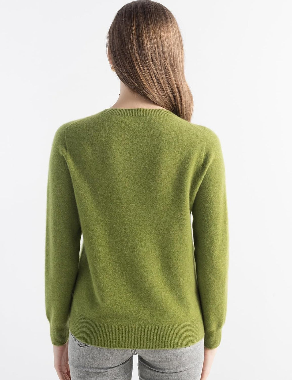 100% Pure Cashmere Sweater Crew Neck Pullover