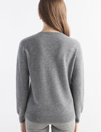 100% Pure Cashmere Sweater Crew Neck Pullover