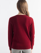 100% Pure Cashmere Sweater Crew Neck Pullover