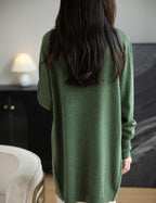 Merino Wool Blend Knit Cardigan Sweater