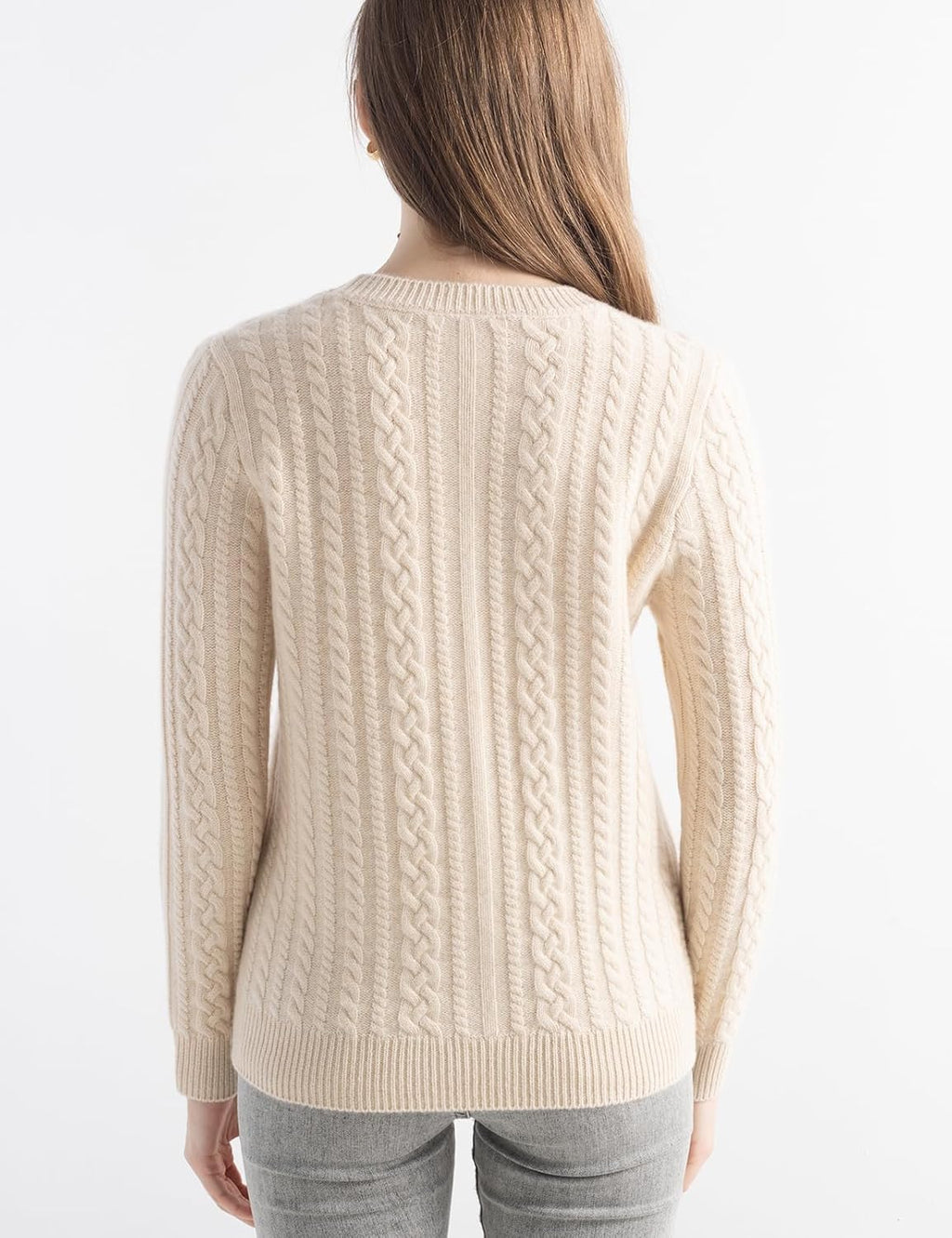 Mongolian Cashmere Slim Fit Crewneck Sweater
