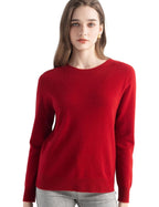 100% Pure Cashmere Sweater Crew Neck Pullover