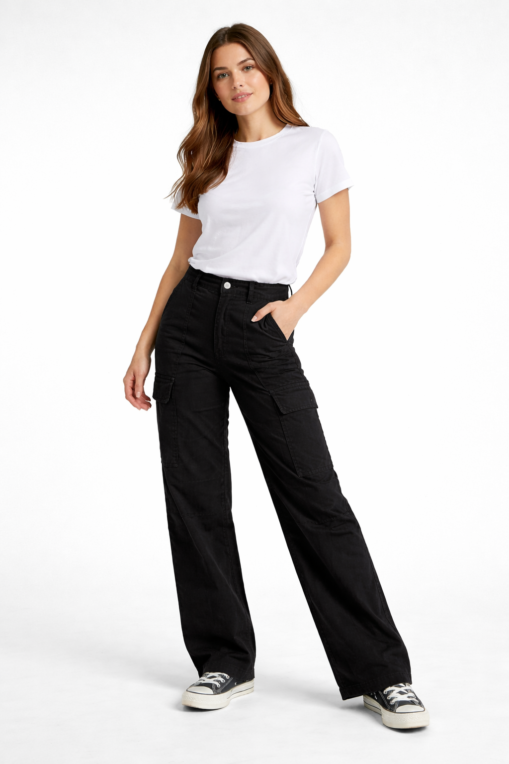 Valerie - Elite Utility Cargo Denim