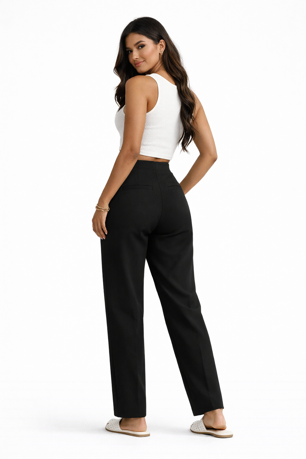 Tamara - Sharp Line Tailored Trousers