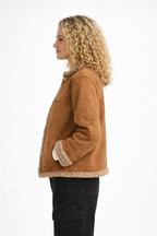 Abbey - Timeless Brown Suede Jacket