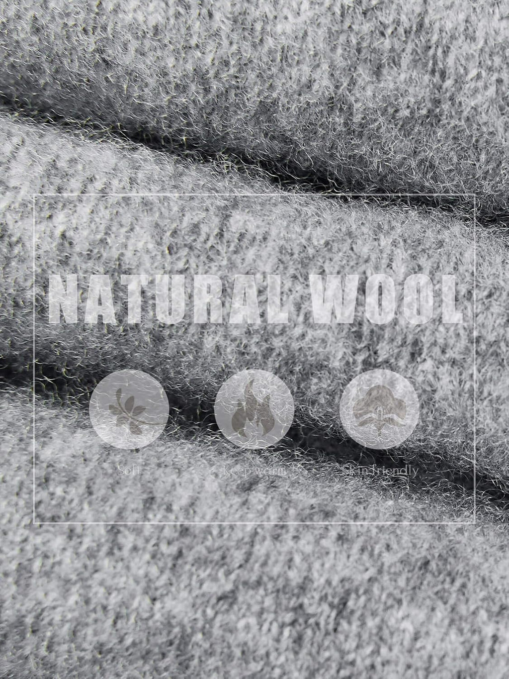 100% Merino Wool Poloneck Cardigan Sweater