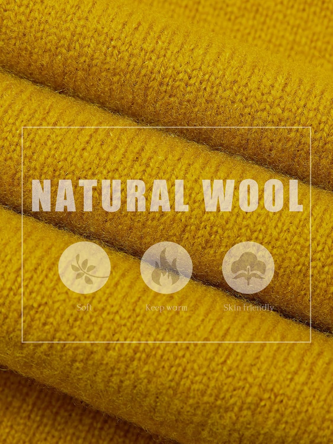 100% Merino Wool Poloneck Cardigan Sweater