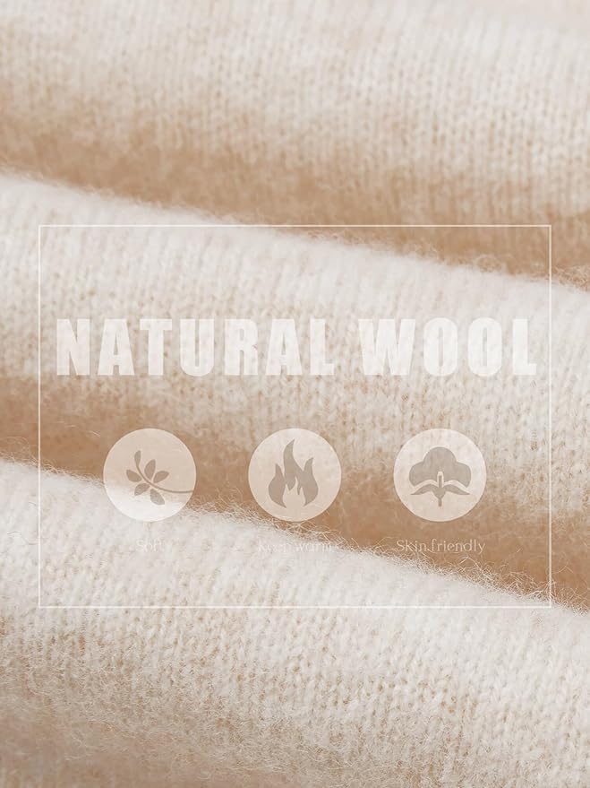 100% Merino Wool Poloneck Cardigan Sweater
