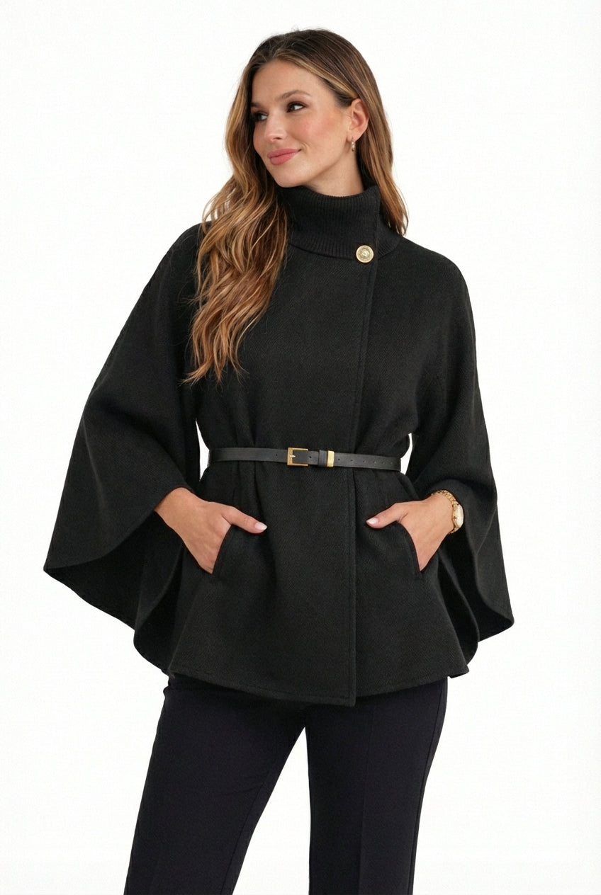 Jennefer - Silent Luxury Cape Jacket