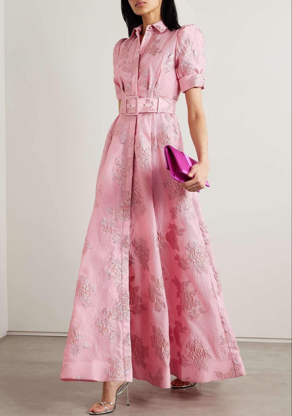 The Sophie North - Dress with Short Puff Sleeves