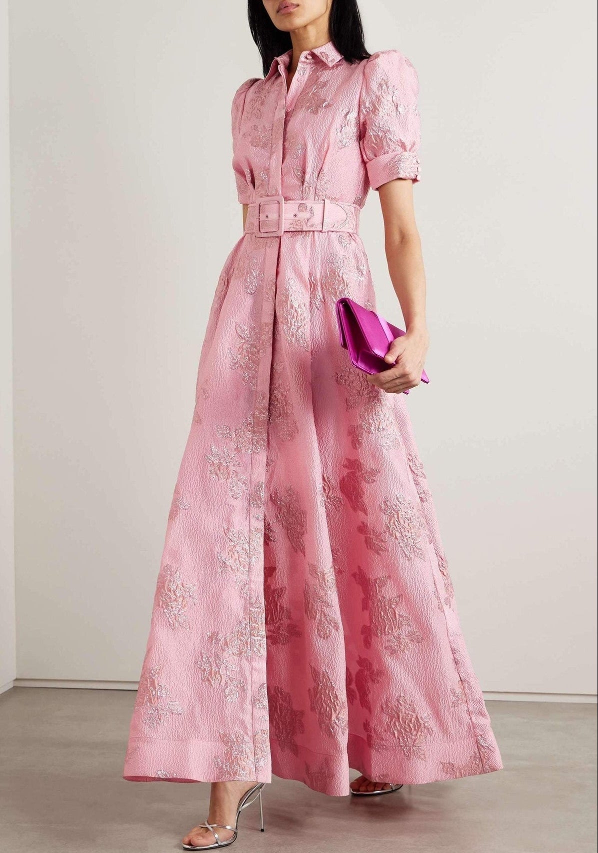 The Sophie North - Dress with Short Puff Sleeves
