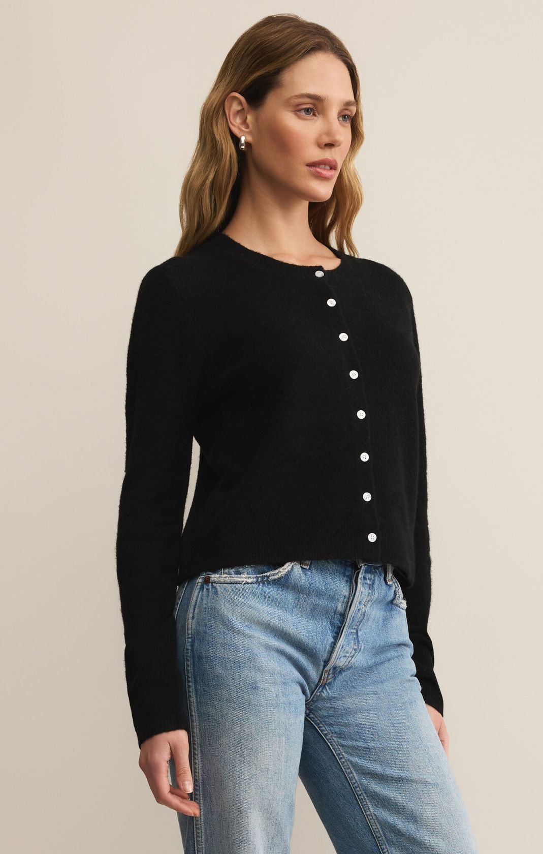 Medina Cardigan, Black by Z Supply