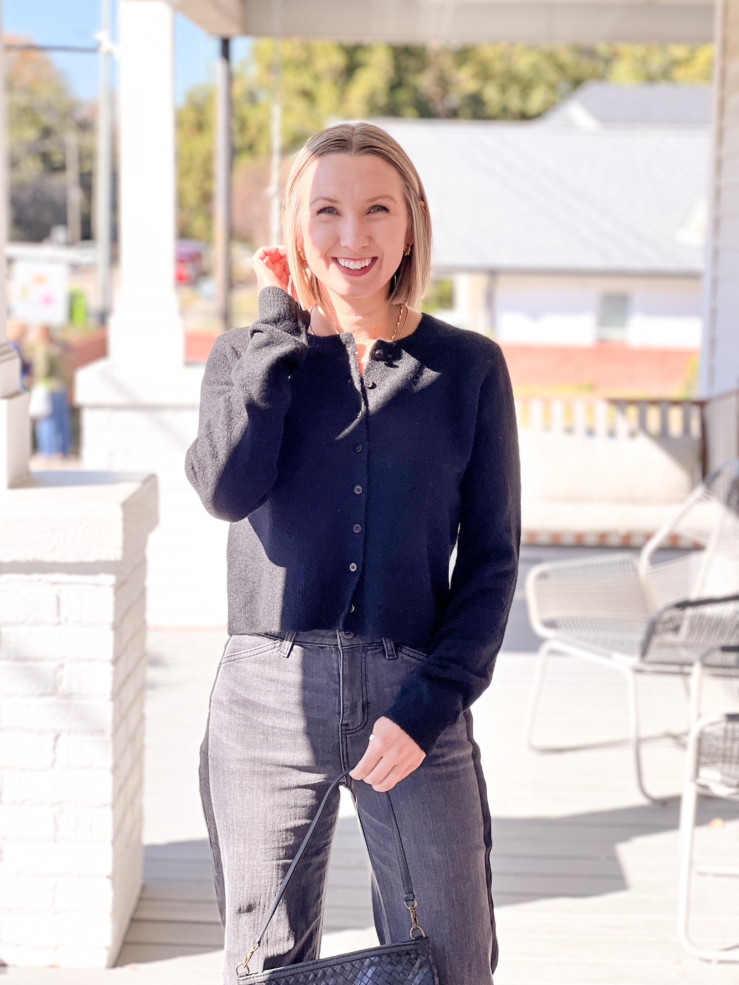 Medina Cardigan, Black by Z Supply
